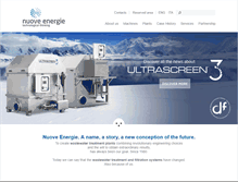 Tablet Screenshot of nuoveenergie.com